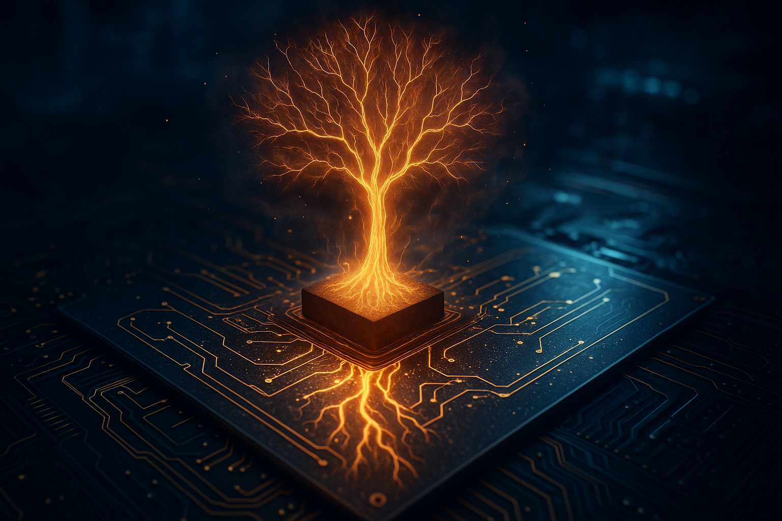 Plante électronique et circuits