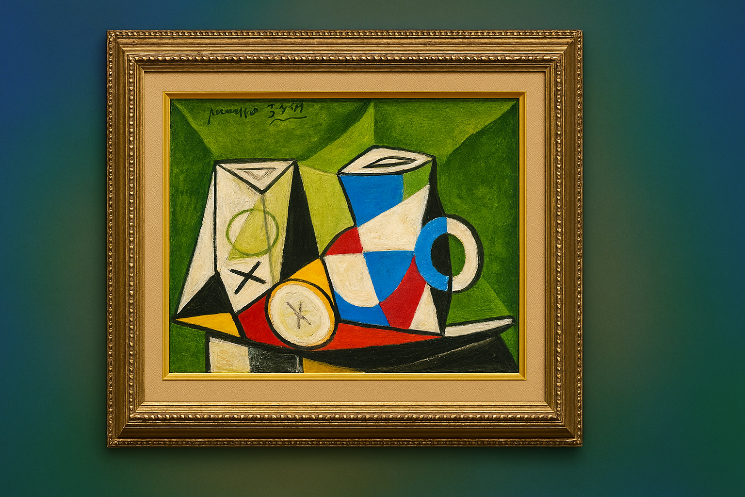 Picasso - Verre et Pichet