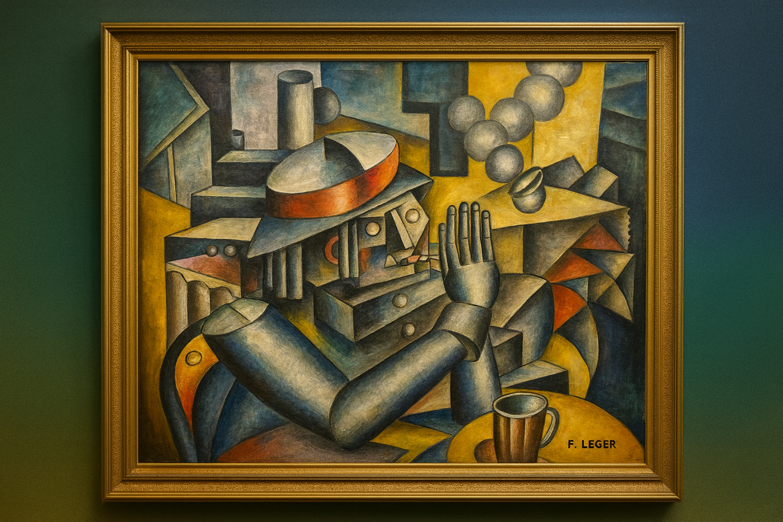 Fernand Léger - Militaire à la pipe