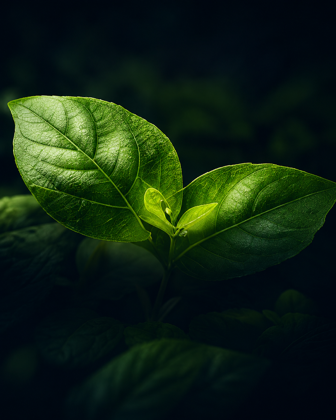 Jeune plante verte